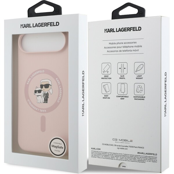 Karl-Lagerfeld-Liquid-Silicone-Karl-and-Choupette-MagSafe-kryt-iPhone-Air-ruzovy