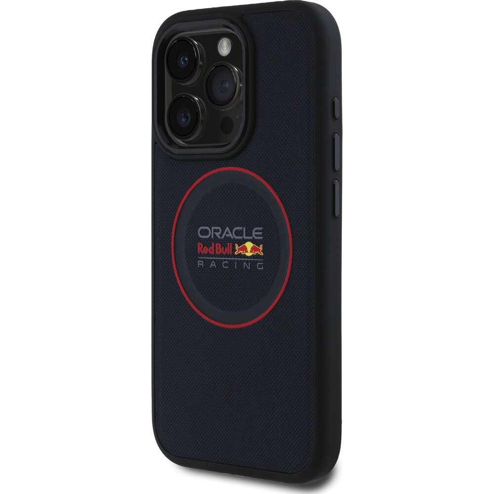 Oracle-Red-Bull-Racing-PU-Leather-Red-Ring-MagSafe-kryt-iPhone-15-Pro-Max-modry