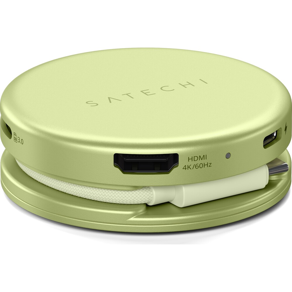 Satechi-OntheGo-5-in-1-Multiport-Adapter-MacBook-Neo-citrusove-zluty