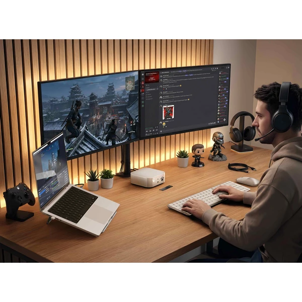 Satechi-Thunderbolt-5-CubeDock-with-SSD-Enclosure-dokovaci-stanice-140W-stribrna