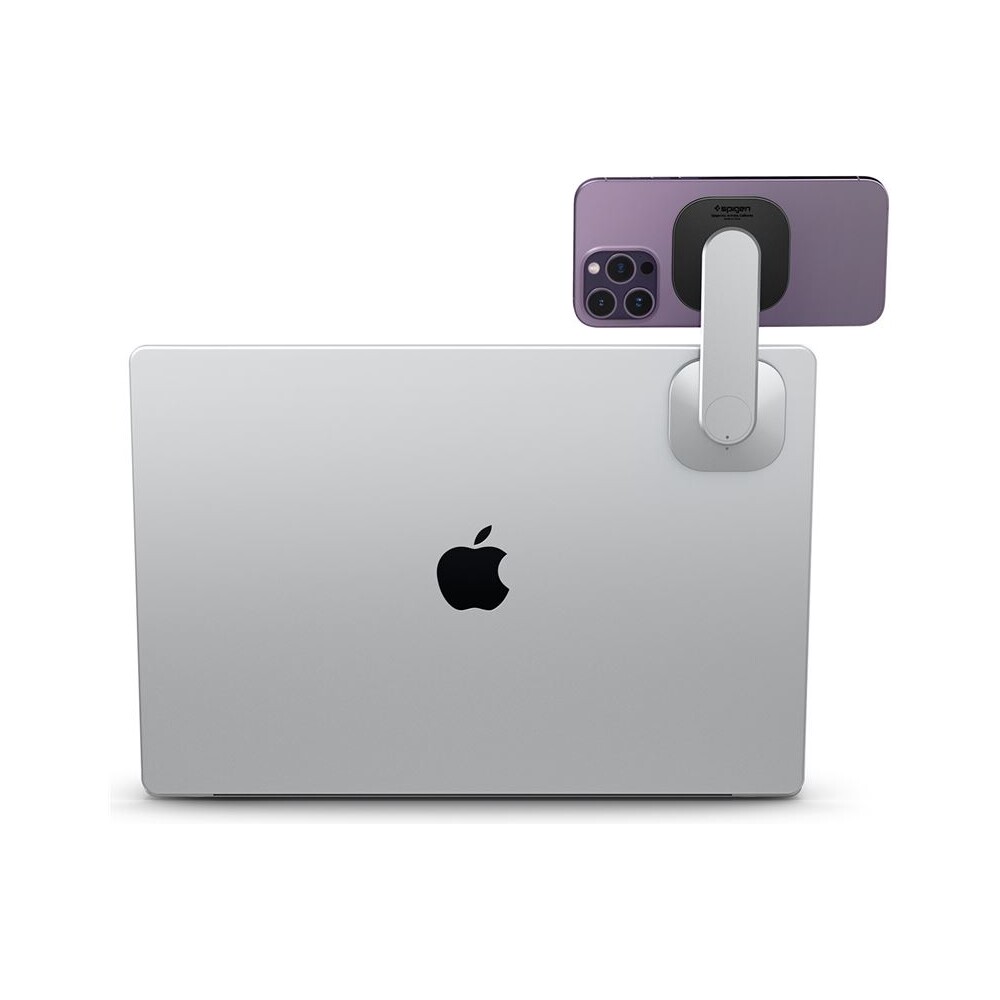 Spigen-OneTap-Monitor-Laptop-Mount-S312-nalepovaci-MagSafe-drzak-stribrny