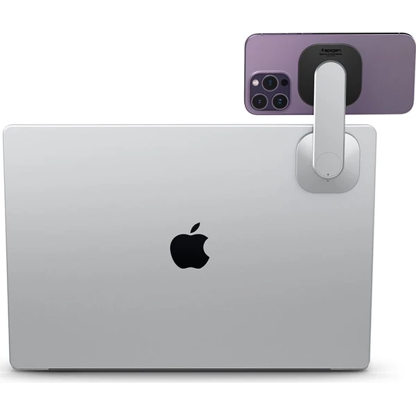 Spigen-OneTap-Monitor-Laptop-Mount-S312-nalepovaci-MagSafe-drzak-stribrny