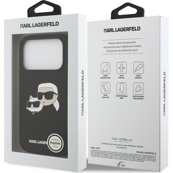 Karl-Lagerfeld-Liquid-Silicone-Double-Heads-MagSafe-kryt-iPhone-17-Pro-cerny