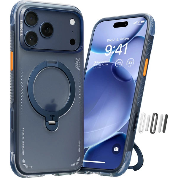 Torras-Ostand-Q3-Air-MagSafe-kryt-iPhone-17-Pro-Max-midnight-blue