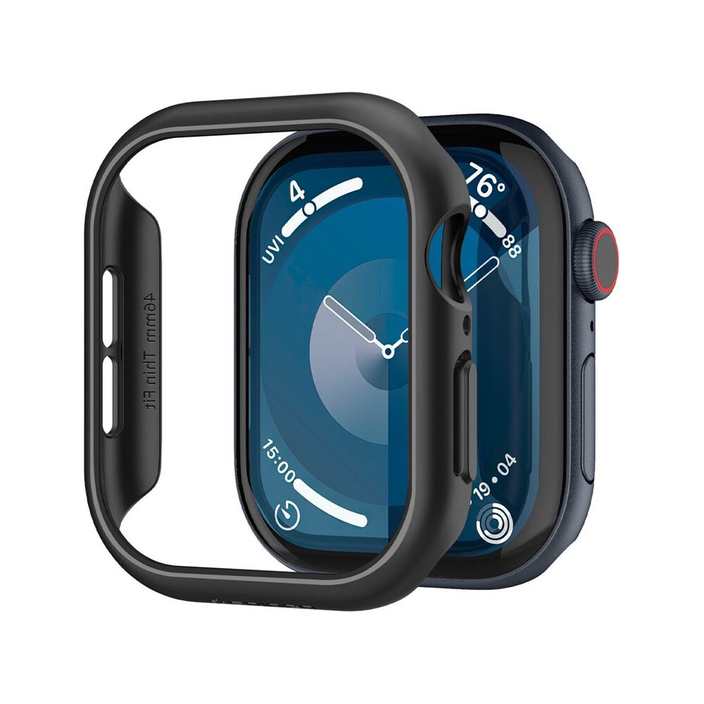 Spigen-Thin-Fit-pouzdro-Apple-Watch-10-11-46mm-cerne