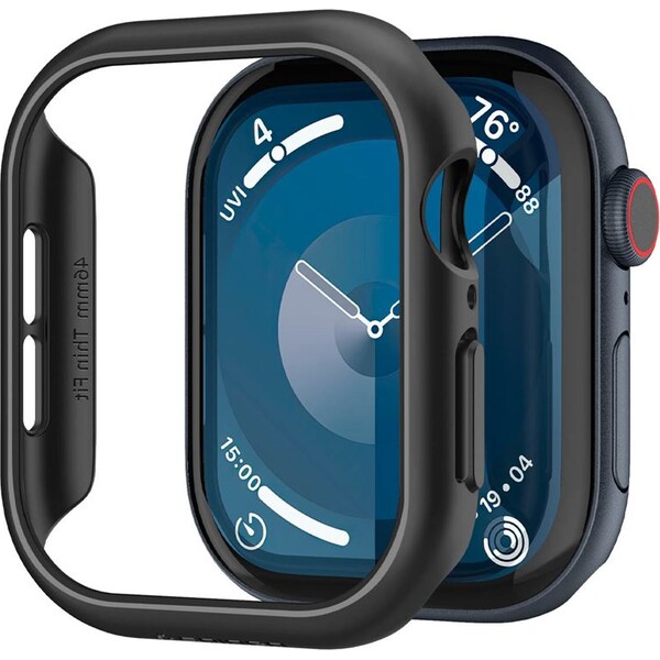 Spigen-Thin-Fit-pouzdro-Apple-Watch-10-11-46mm-cerne