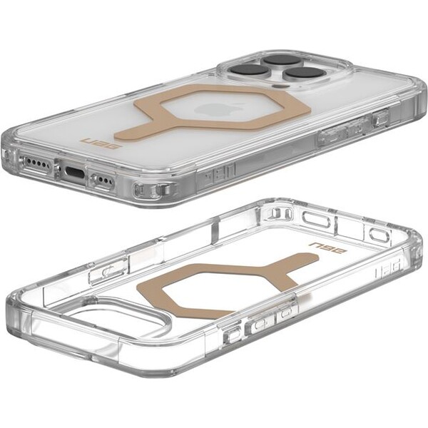 UAG-Plyo-Magsafe-kryt-iPhone-16-Pro-bily-zlaty