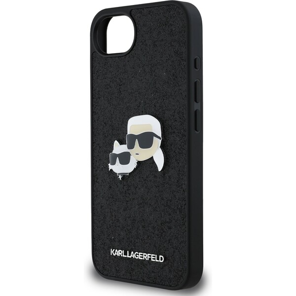 Karl-Lagerfeld-Fixed-Glitter-Metal-K-CH-kryt-iPhone-17e-16e-cerny