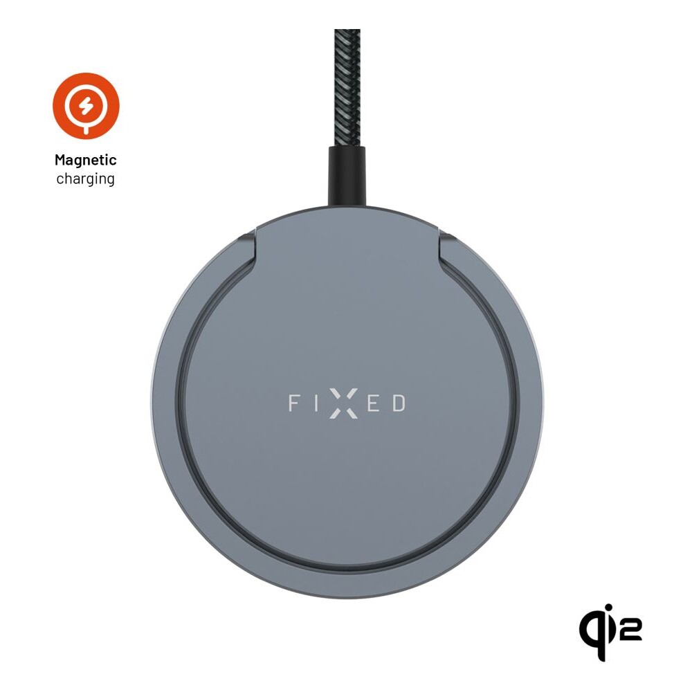 FIXED-MagPad-Pro-nabijecka-Qi2-MagSafe-se-stojankem-15W-seda