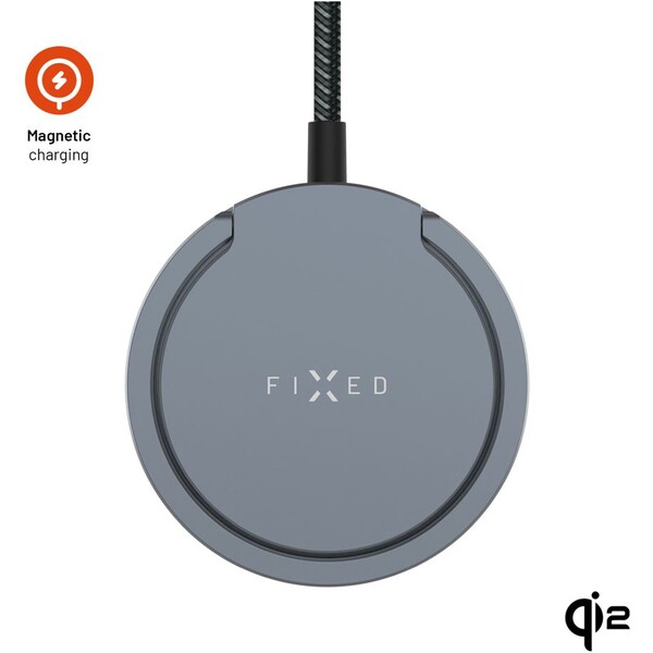 FIXED-MagPad-Pro-nabijecka-Qi2-MagSafe-se-stojankem-15W-seda