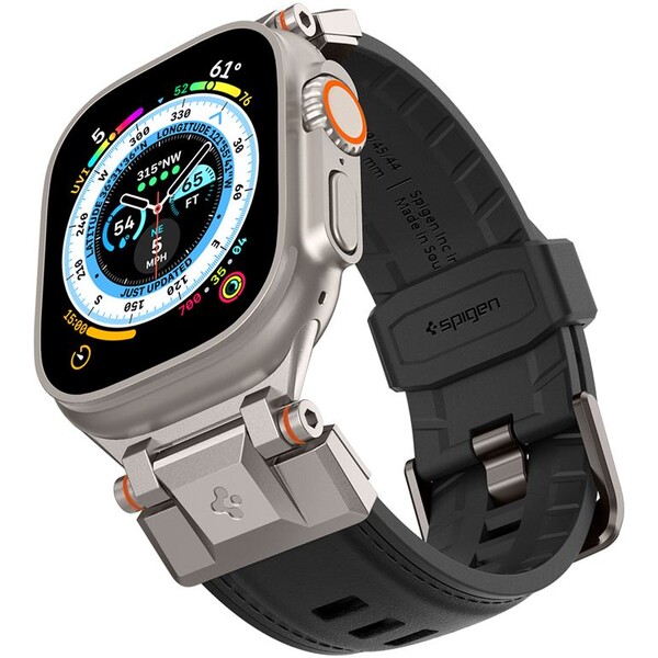 Spigen-DuraPro-Armor-PU-reminek-Apple-Watch-Ultra-49-45-44-42mm-cerny