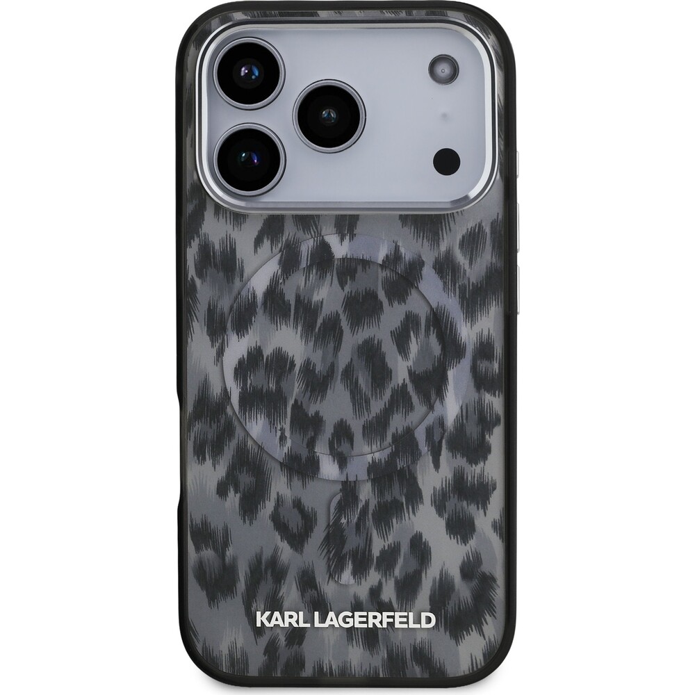 Karl-Lagerfeld-IML-Leopard-MagSafe-Zadni-Kryt-pro-iPhone-17-Pro-sedy