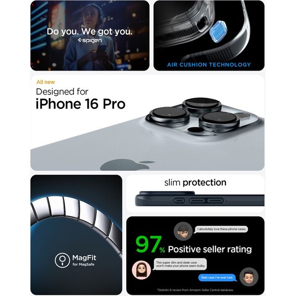 Spigen-Thin-Fit-MagSafe-kryt-iPhone-16-Pro-metal-slate