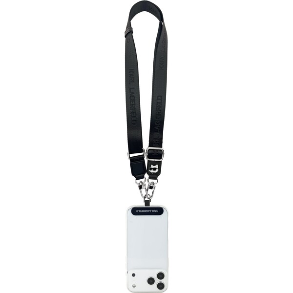 Karl-Lagerfeld-Universal-Crossbody-popruh-Choupette-Patch-cerny
