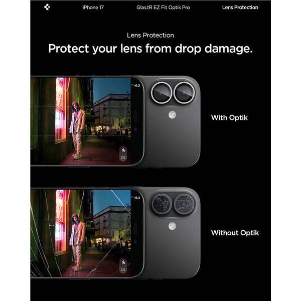 Spigen-Glass-tR-EZ-Fit-Optik-Pro-skla-iPhone-17-silver-2-ks-