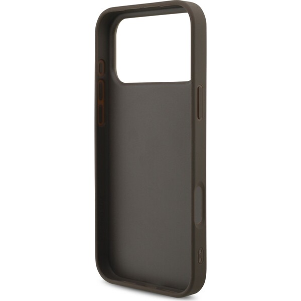 Guess-PU-4G-Metal-Logo-kryt-iPhone-17-Pro-Max-hnedy