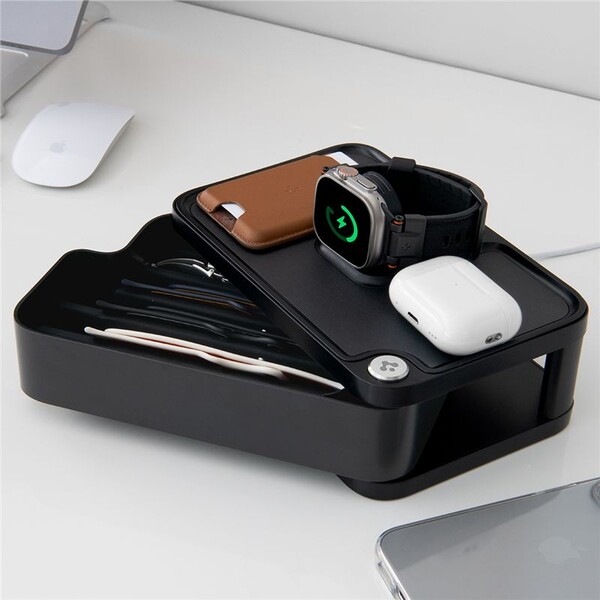 Spigen-Organizer-S340-pro-Apple-Watch-a-doplnky-cerny