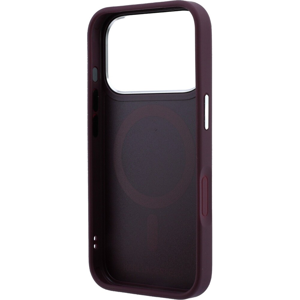 Karl-Lagerfeld-PU-Saffiano-Ring-Stand-MagSafe-kryt-iPhone-18-Pro-Max-vinovy