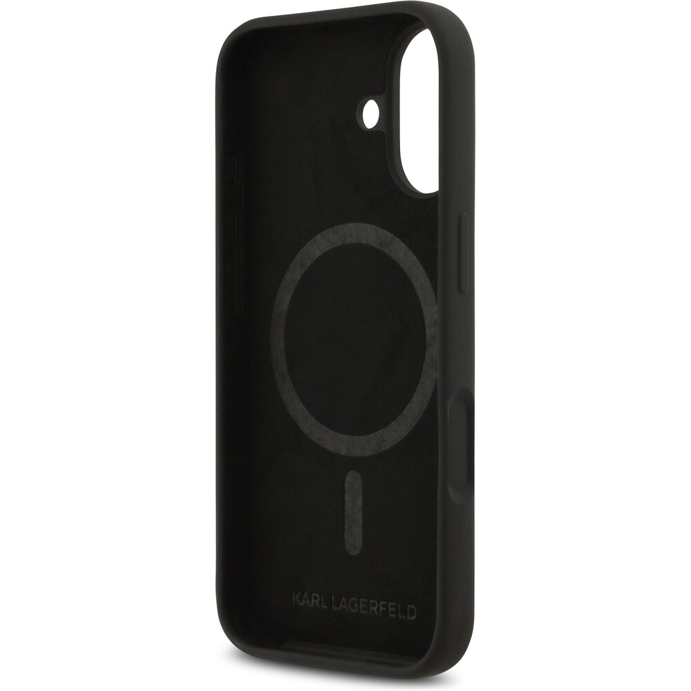Karl-Lagerfeld-Liquid-Silicone-Double-Heads-MagSafe-kryt-iPhone-17-cerny