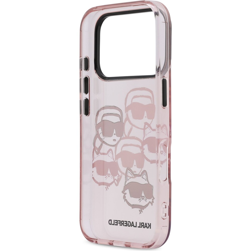Karl-Lagerfeld-IML-Multi-K-CH-Heads-Zadni-Kryt-pro-iPhone-17-Pro-ruzovy