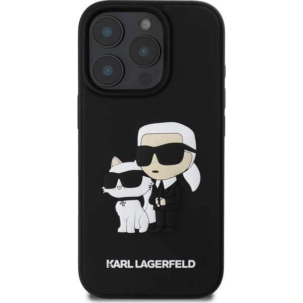 Karl-Lagerfeld-PU-Saffiano-Karl-and-Choupette-kryt-pro-iPhone-16-Pro-cerny