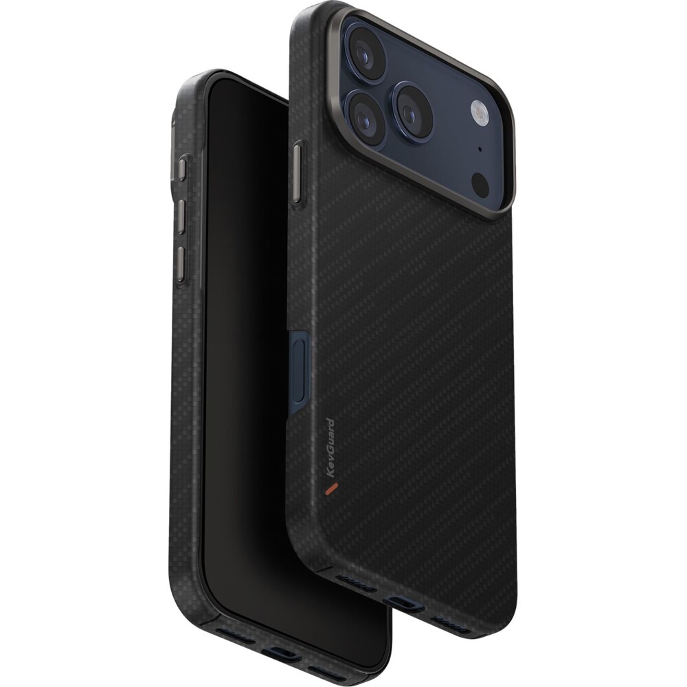 UNIQ-Keva-Edge-MagClick-MagSafe-kryt-iPhone-17-Pro-Max-Carbon-Black