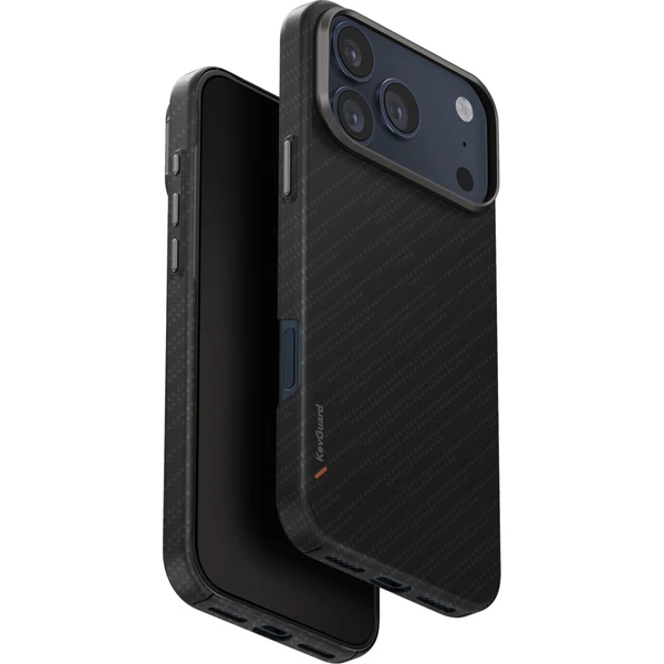 UNIQ-Keva-Edge-MagClick-MagSafe-kryt-iPhone-17-Pro-Max-Carbon-Black