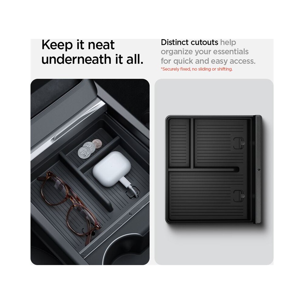 Spigen-Console-Organizer-Bottom-organizer-Tesla-Model-3-2024-cerny