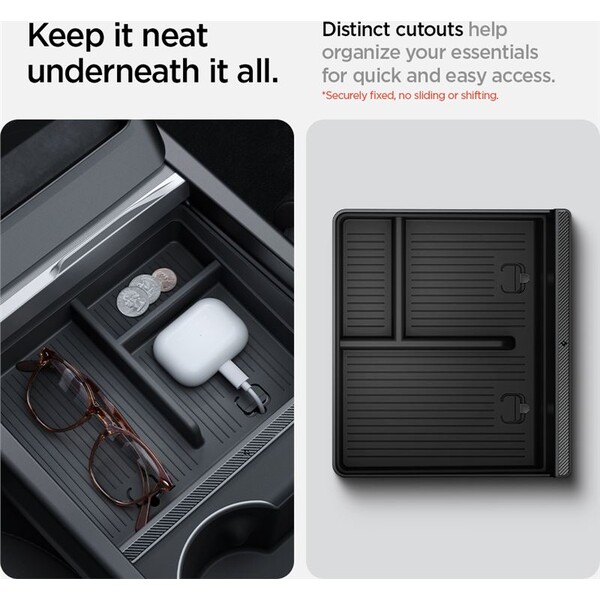 Spigen-Console-Organizer-Bottom-organizer-Tesla-Model-3-2024-cerny