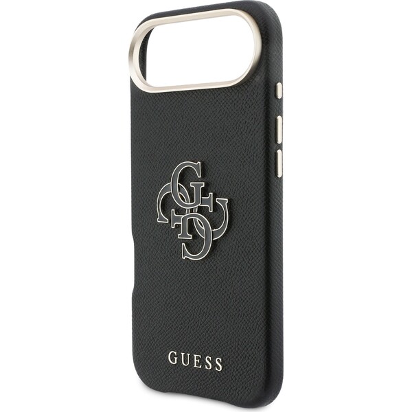 Guess-PU-Resin-Logo-kryt-iPhone-Air-cerny