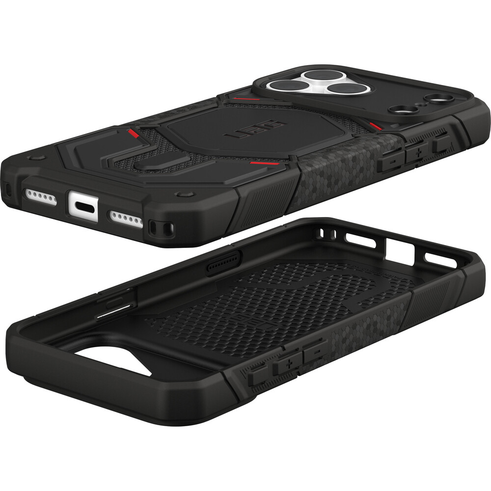 UAG-Monarch-Pro-MagSafe-Kevlar-kryt-iPhone-18-Pro-Max-17-Pro-Max-cerny