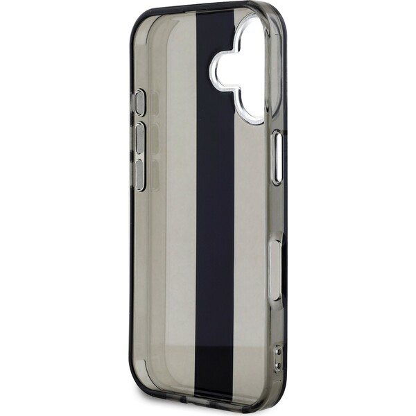 Karl-Lagerfeld-IML-Stripe-Logo-kryt-iPhone-16-cerny
