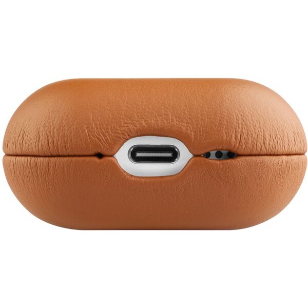 FIXED-PodsLeather-kozene-pouzdro-pro-Apple-AirPods-4-hnede