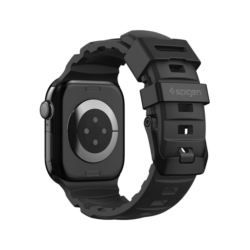 Spigen-Silicone-Band-reminek-Apple-Watch-49-46-45-44mm-cerny