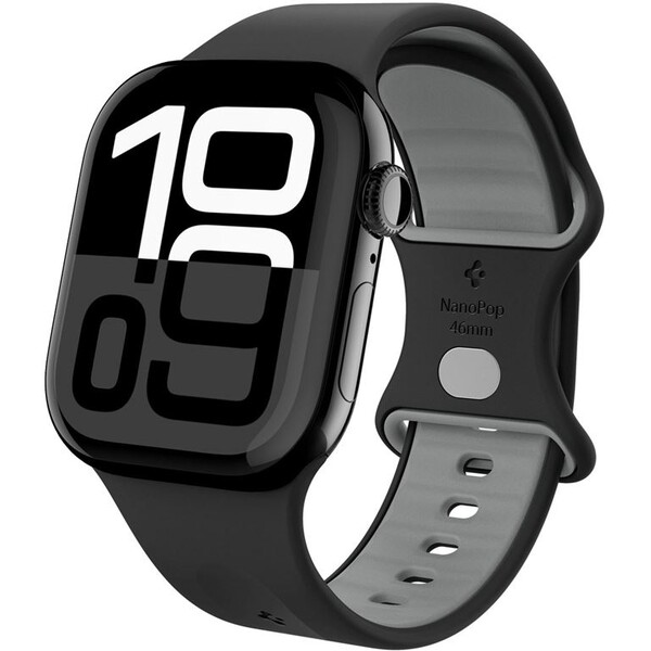Spigen-Nano-Pop-Band-reminek-Apple-Watch-49-46-45-44mm-cerny-sedy
