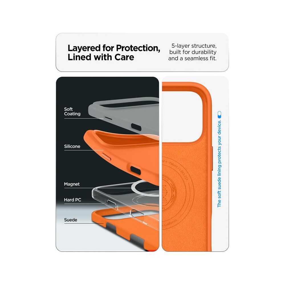 Spigen-Silicone-Fit-MagSafe-kryt-iPhone-17-Pro-Max-cosmic-orange
