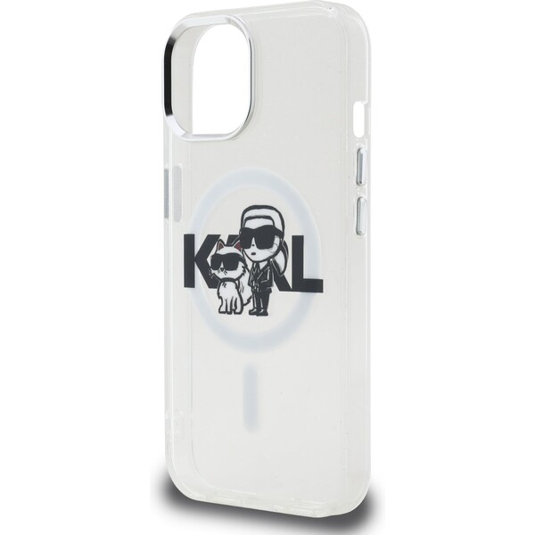 Karl-Lagerfeld-IML-Glitter-Karl-and-Choupette-Sketch-MagSafe-kryt-iPhone-15-ciry