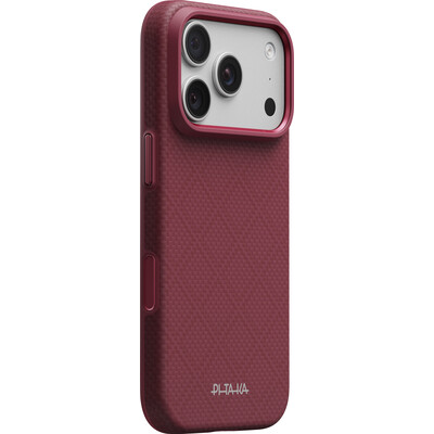 Pitaka Summa Case Argyle MagSafe kryt iPhone 18 Pro Burgundy
