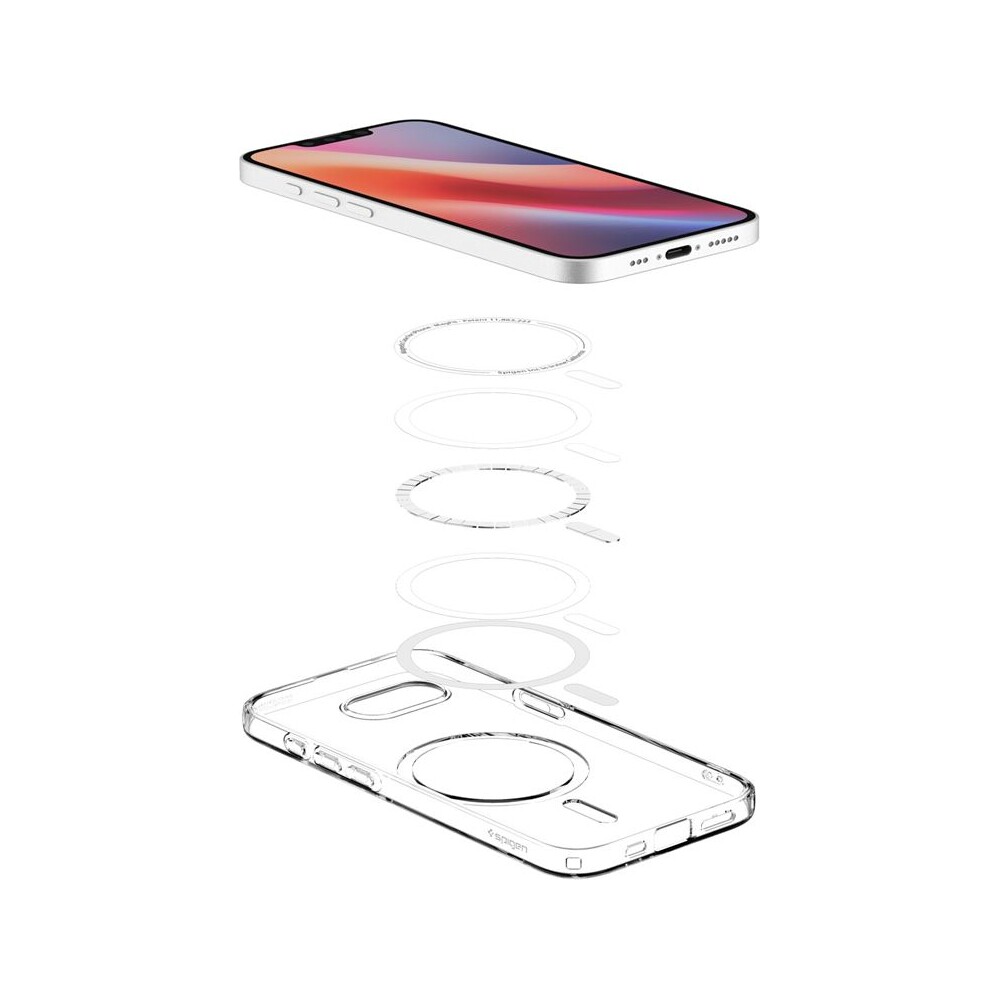 Spigen-Crystal-Flex-MagSafe-kryt-iPhone-17e-16e-bily