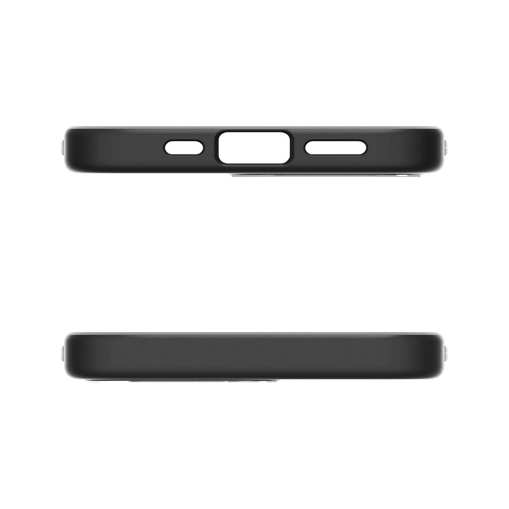 Spigen-Enzo-Aramid-MagSafe-kryt-iPhone-17e-16e-matne-cerny