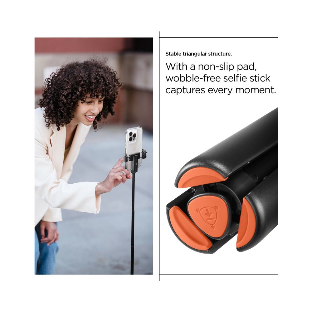 Spigen-Tripod-Selfie-Stick-Auto-Open-drzak-na-selfie-cerny