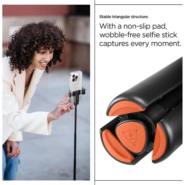 Spigen-Tripod-Selfie-Stick-Auto-Open-drzak-na-selfie-cerny