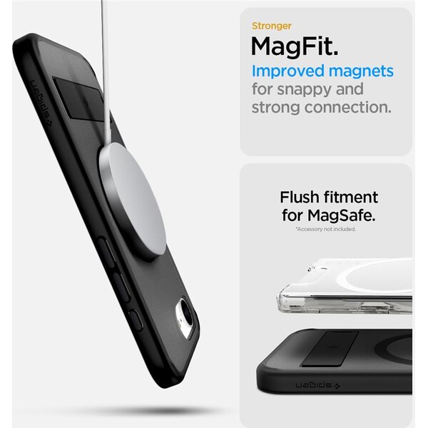 Spigen-Ultra-Hybrid-S-MagSafe-kryt-iPhone-17e-16e-frost-black