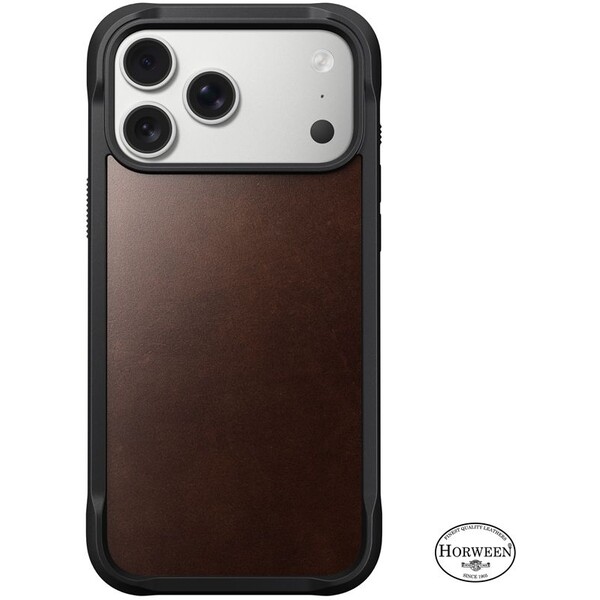 Nomad-Rugged-Leather-Case-Horween-MagSafe-kozeny-kryt-iPhone-17-Pro-Max-Rustic-Brown