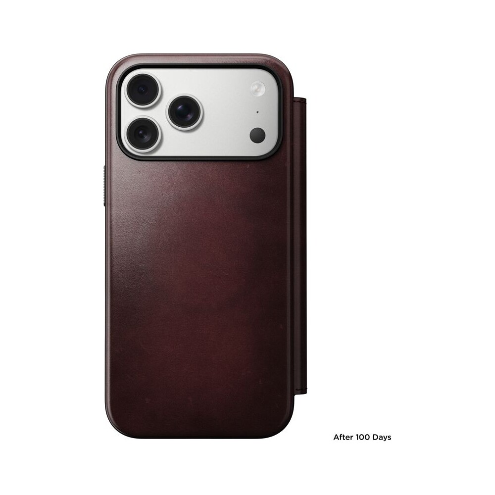 Nomad-Modern-Leather-Folio-Horween-MagSafe-kozene-pouzdro-iPhone-17-Pro-Max-Burgundy