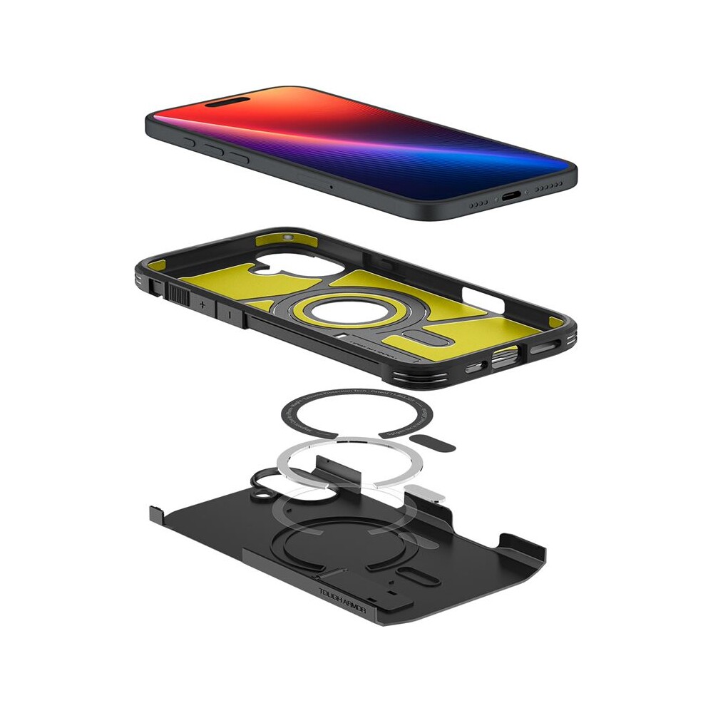 Spigen-Tough-Armor-MagSafe-kryt-iPhone-16-Plus-black