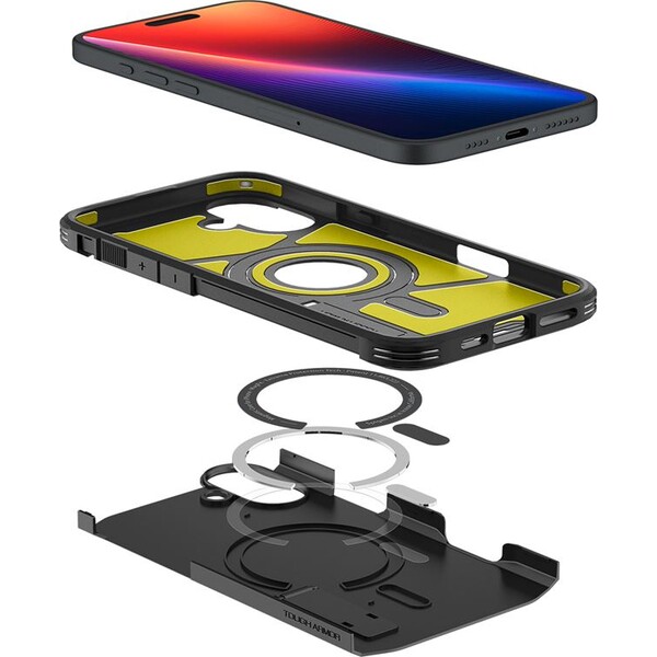Spigen-Tough-Armor-MagSafe-kryt-iPhone-16-Plus-black