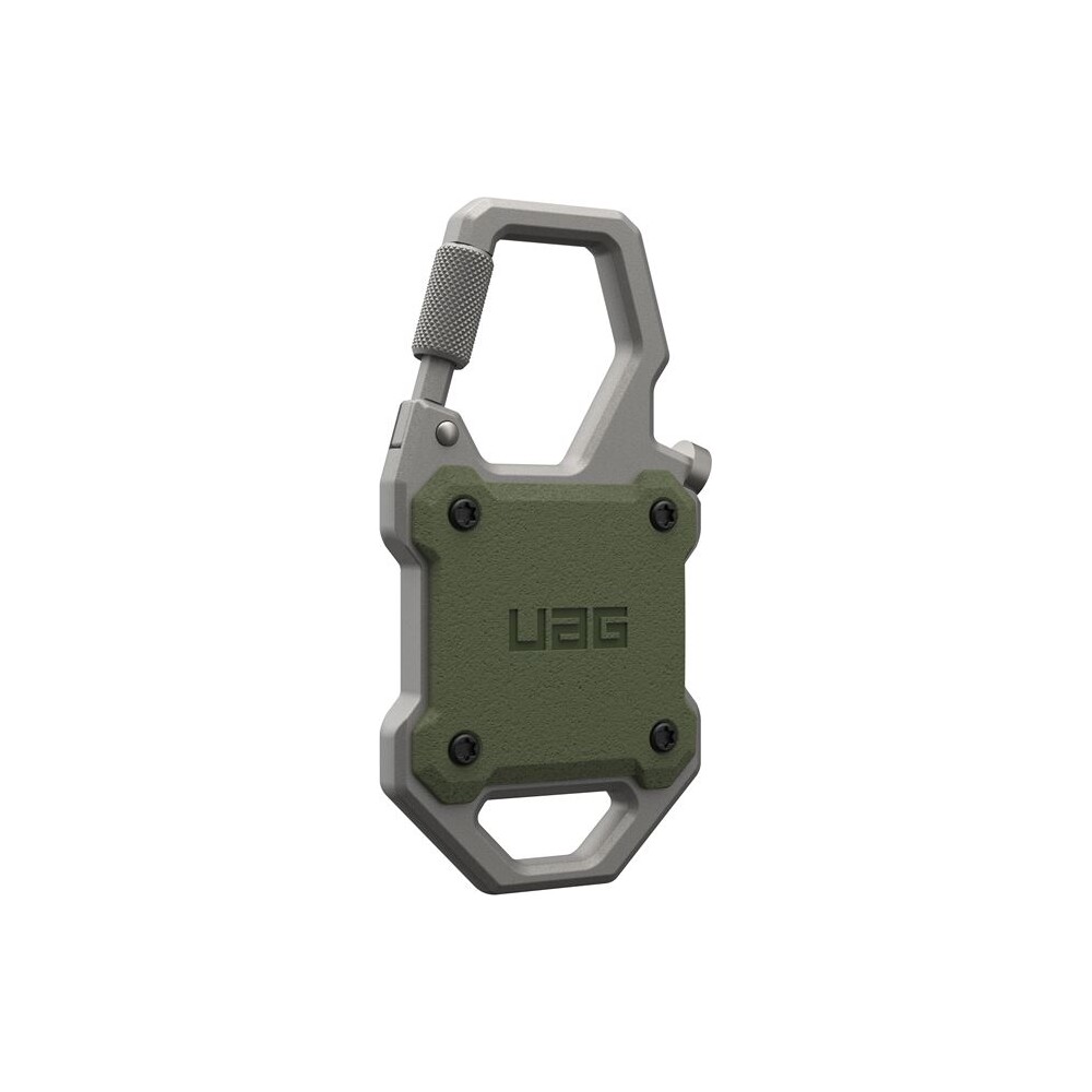 UAG-Monarch-AirTag-Carabiner-pouzdro-pro-AirTag-lokator-olivove-zelene