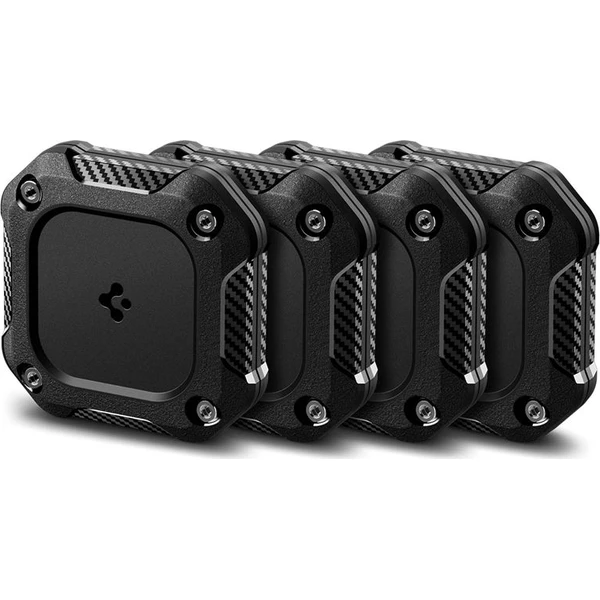 Spigen-Tough-Armor-IP67-vodeodolne-pouzdro-pro-Apple-AirTag-black-4-ks-