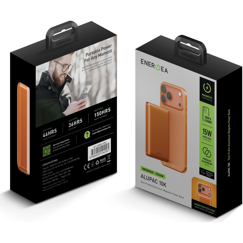 ENERGEA-AluPac-10K-MagSafe-hlinikova-powerbanka-10000mAh-oranzova